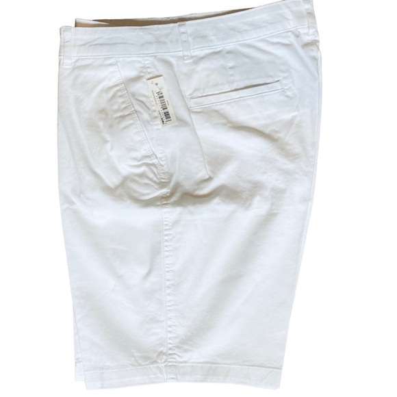 Amazon Essentials size 12 white classic chino shorts NEW - Picture 3 of 7